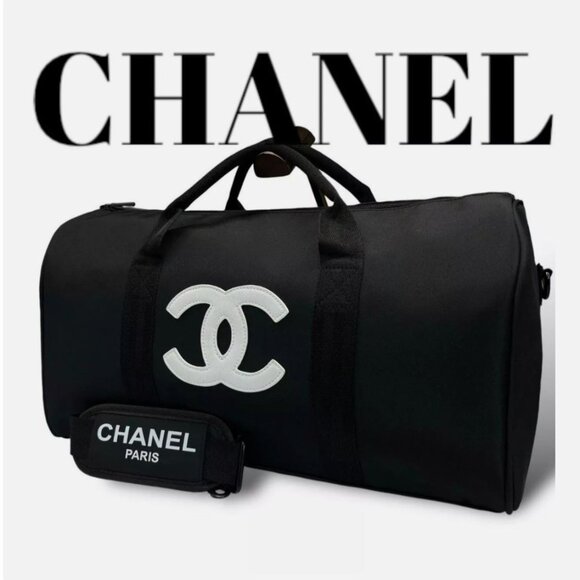Chanel Black Duffel Bag   New - Picture 1 of 6